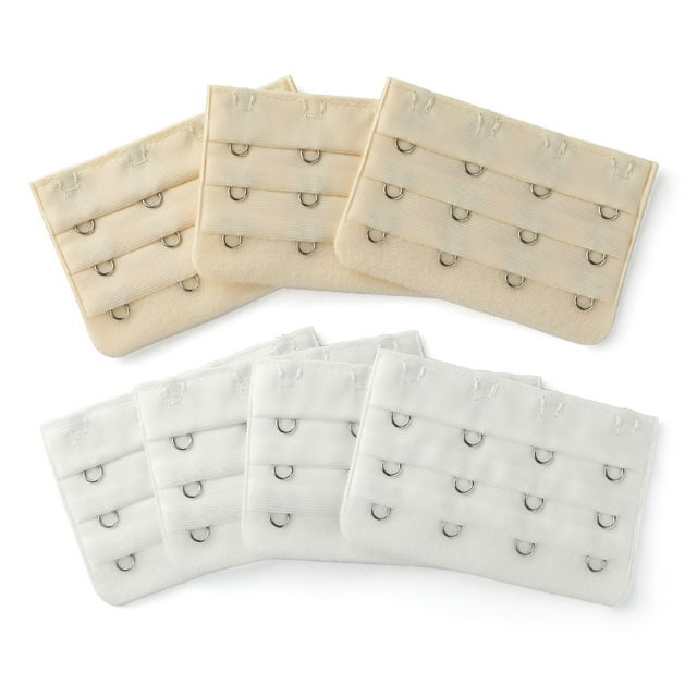 INSPIRE CHIC Rallonges de Soutien-Gorge pour Femmes 3 Rangées 4 Crochets Rallonge de Bretelles