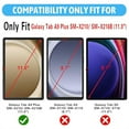 thumbnail image 3 of kids Tablet Case for Samsung Galaxy Tab A9+ 11" 2023 Full Protection with Handle Bracket Shockproof Cover for Galaxy Tab A9 Plus Red A9 Plus (11 Inch), 3 of 6