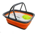 thumbnail image 5 of SAMMART Set of 2 Collapsible Tub with Handle 9.2L (2.37Gallon) - Portable Outdoor Picnic Basket/Crate - Foldable Basin for Washing Dishes,Camping,Hiking, 5 of 7