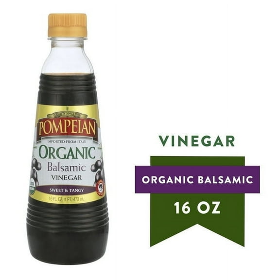Pompeian Organic Balsamic Vinegar - 16 fl oz(2 Packs)