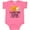 Hot Pink, variant on Inktastic Hanukkah Cute Latke Dreidel Girls Baby Bodysuit