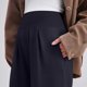 thumbnail image 2 of Pantalones de la Cintura Elástica de las Mujeres Pantalones Largos de Color Sólido de las Mujeres Embarazadas para la Primavera Y el Otoño con la Cintura Elástica, Pantalones de Maternidad No Apretad, 2 of 5