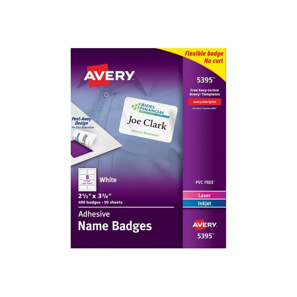 Avery Étiquette de Badge