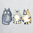 thumbnail image 3 of CafePress - Three 3 Cats - Women's Zip Hoodie, 3 of 5