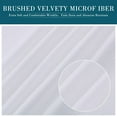 thumbnail image 4 of PiccoCasa Soft Microfiber Fitted Sheet Large Pocket, King White, 4 of 8
