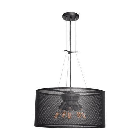 

Pendants 5 Light With Black Tones Finished and Metal Material 10 inch 300 Watts