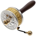 thumbnail image 5 of Golden Mute Handhold Prayer Wheel Synthetic Material Foe Decor Unique Blessings Relaxation 1pc, 5 of 5