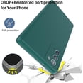 thumbnail image 4 of Galaxy Note 20 Case, (2 Pack) Screen Protector Film with Liquid Silicone Gel Rubber Soft Microfiber Cloth Lining Cushion Shockproof Cover Case for Galaxy Note20 6.7 inch,Green, 4 of 14