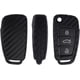 thumbnail image 4 of Llavero de Goma de Silicona Suave para Llave para Audi A1 A3 A4 A6 A8 Quattro Q2 Q3 Q7 R8 RS3 RS6 S3 S6 TT TTS Llave Plegable - Negro - Llavero Redondo Rojo Verde, 4 of 5