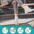 thumbnail image 3 of 12-Pack Gel Toe Separators - Bunion Pads – Toe Spacers for Overlapping Toes Straightening for Men and Women (4L+8S, Transparent Blue), 3 of 7