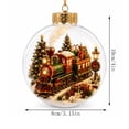 thumbnail image 2 of SCNOR Christmas Ornaments Ball,Christmas Tree Decorations Kit,Hanging Decor for Tree, Window and Mantel,3.94 Inch, 2 of 6