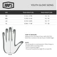 thumbnail image 2 of 100% I-Track Youth Gloves Kaledo (Medium, Yellow Kaledo), 2 of 2