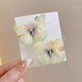 thumbnail image 1 of Horquilla de mariposa voladora 2024, nuevas pinzas para el pelo coloridas y brillantes para niñas pequeñas, lazos para el pelo de mariposa con bolas de peluche para niñas, accesorios para el pelo de m, 1 of 7