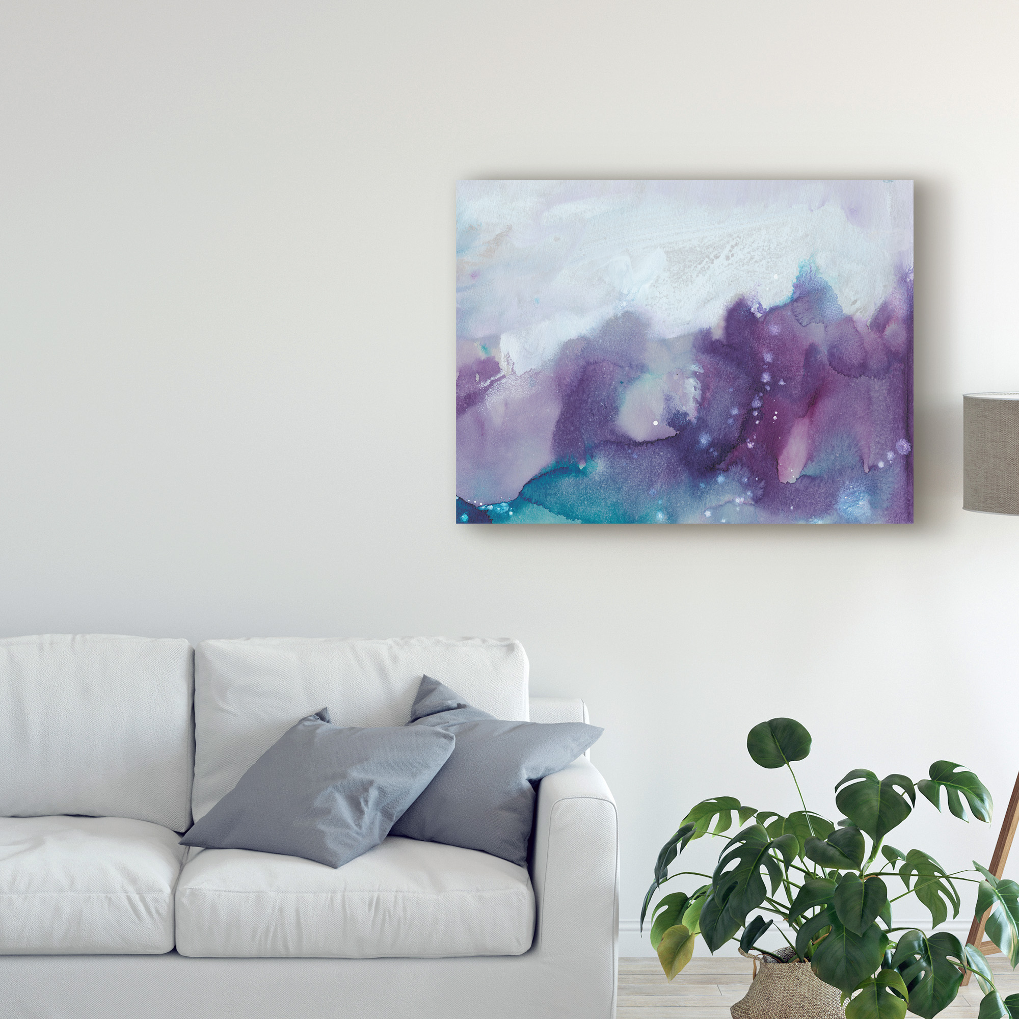 Trademark Fine Art 'Ice Crystals IV' Canvas Art by Joyce Combs