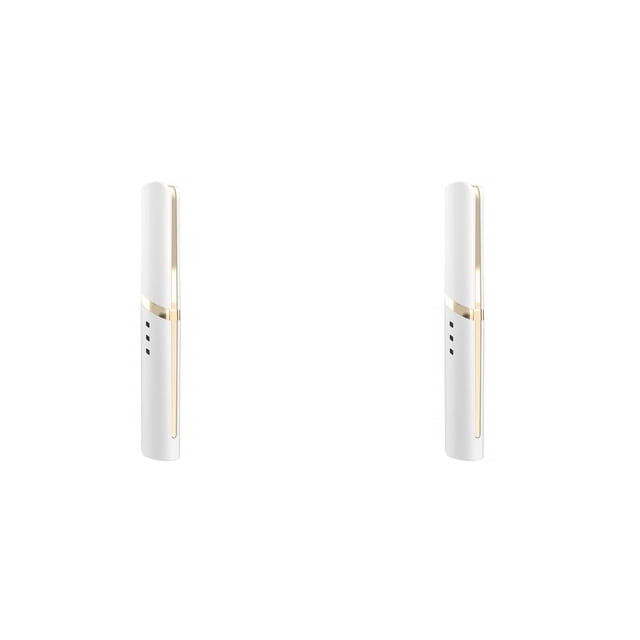 Rizador de pestañas Seitruly recargable eléctrico 2piezas Blanco