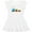 AA-White, variant on Inktastic Colorful Toy Train Girls Toddler Dress