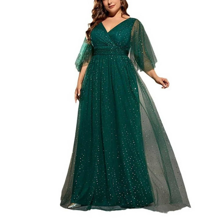 green emerald velvet dress Green fit and flare spring wrap dress 4966 – Xiaolizi main image 1