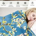 thumbnail image 3 of Nawypu  Soft Cozy Throw Blanket for Couch, Apricot Blossom Van Gogh Tree Flower, 3 of 6