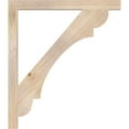thumbnail image 3 of Ekena Millwork 3 1/2"W x 42"D x 48"H Olympic Block Smooth Bracket, Douglas Fir, 3 of 4