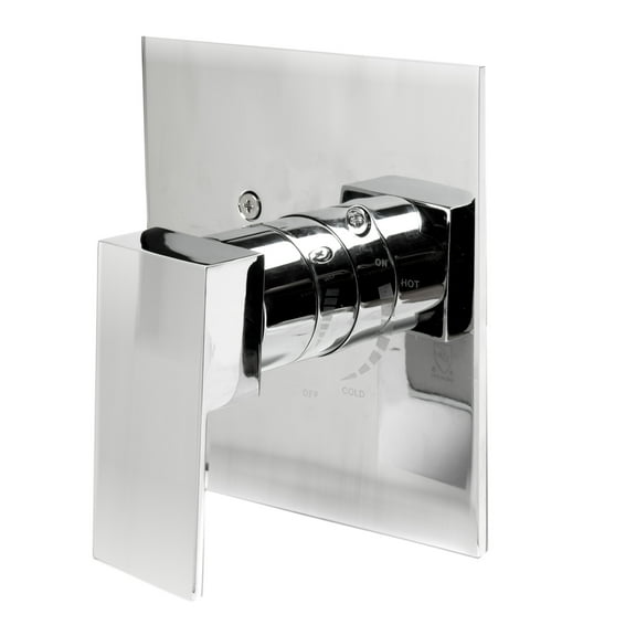 ALFI brand AB6701-PC Polished Chrome Modern Square Pressure Balanced Shower Mixer