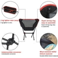 thumbnail image 3 of Camping Chair, Adjustable Beach Chair, Foldable Camping Chair Is Light And Lightweight, Can Be Used For Backpack / Picnic / Fishing, 3 of 9