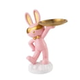 thumbnail image 4 of Figura de conejo organizador de escritorio Macarena Estatuilla de escritorio Rosado, 4 of 8