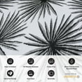 thumbnail image 6 of World Rug Gallery Floral Tropical Reversible Recycled Plastic Outdoor Rugs - BLACK 7'10"x10', 6 of 8