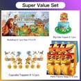 thumbnail image 4 of Lion Guard Treat Bags Candy Decorations Party Favor Supplies Birthday Cake Topper Backdrop Banner, 4 of 7