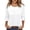 White, variant on Women Tops Long Sleeve Blouses Dressy Casual Crewneck Pleated Tunic Shirts Loose Fashion Clothes