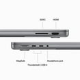 thumbnail image 6 of Restored Premium Apple 2023 MacBook Pro Laptop M3 chip with 8‑core CPU, 10‑core GPU: 14.2-inch Liquid Retina XDR Display, 8GB Unified Memory, 512GB SSD Storage. Works with iPhone/iPad; Space Gray, 6 of 6