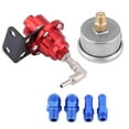 thumbnail image 2 of Kit De Medidor De Aceite, Regulador De Presión De Combustible Ajustable, Universal De Aluminio Para Coche, 160psi, Para Vehículos De Alto Rendimiento, 2 of 7