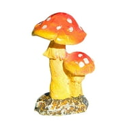 Yard Statues Outdoor And Garden Mini Small Mushroom Gardening Potted Ornament Moss Micro Landscape Decoration DIY Small Gift