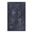 thumbnail image 1 of Black Washable Rug 4x6 Area Rug (Black+Gray, 4' x 6'), 1 of 5