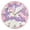 Gold Needle, variant on 10" Artistic Round Wall Decorative Desk Clock Wall Clock Home Decor Flying Unicorn with Wings