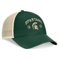 thumbnail image 3 of Men's Top of the World Green Michigan State Spartans Heritage Waylon Trucker Adjustable Hat, 3 of 4