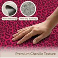 thumbnail image 6 of ODIKA Leopard Cheetah Print Spotted Interlocking Motif Zebra Decoration Pink Flowing Non-Slip Chair-Friendly for Dining Room, Large Office, Lounge, 6 of 7