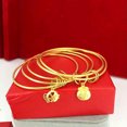 thumbnail image 3 of HOOUN Girl's hand ring 22K 23K 24K THAI BAHT YELLOW GOLD GP Bracelet, 3 of 3