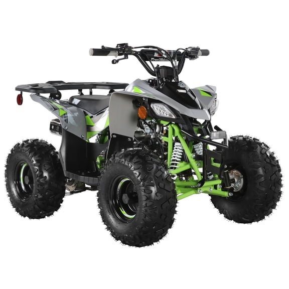 Trailmaster R125 ATV, 120cc, Race Inspired, Automatic Trans with reverse, Electric Start, LED Head lIghts, Color Matched Suspension, Speed limiter