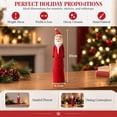 thumbnail image 5 of Christmas Santa Claus Figurine, 12Inch Handcrafted Santa Figurines Christmas Decoration, Cute Santa Claus Statue Sculpture Winter Festive Xmas Gifts for Holiday Party Home Office Decoration, 5 of 7