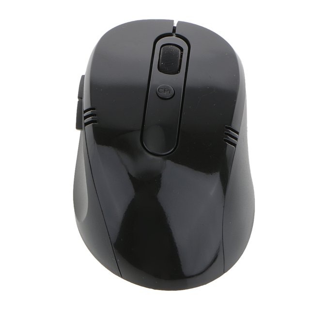 Ratones USB Inalámbrico de 2,4 GHz Ratón óptico de Para Ordenador Portátil PC Escritorio Negro Hugo Ratón inalámbrico