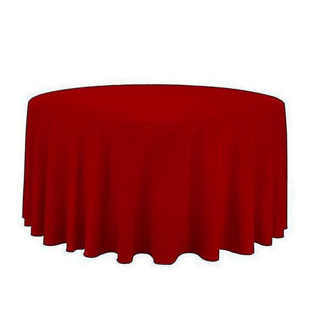 18 Color Polyester Round Tablecloth Whiteblackredbluegold Solid Table Cloth For Wedding Birthday Party Table Cover Home Dcor 1pcs