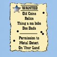 thumbnail image 3 of CafePress - Wanted Metal Detecting - Men's Classic Graphic T-Shirt, 3 of 5
