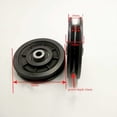 thumbnail image 2 of Polea de nailon con rodamiento de 90mm, polea de levantamiento de pesas, rueda Universal para máquina de Cable, equipo de gimnasio, polea de puerta corredera para puerta de garaje JAMW Sencillez, 2 of 5