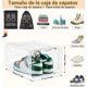 thumbnail image 3 of de 10 Cajas de Zapatos, Caja de Zapatos apilable con Puerta de succión, Caja de Zapatos Multifuncional con 10 Bolsas para Zapatos a Prueba de Polvo para el hogar, la Escuela, 3 of 14
