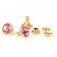 thumbnail image 3 of 10PCS Colorful Rhinestone Rivets Cap Stud For Diy Craft Decoration(pink Crystal), 3 of 9