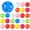 Multicolor, variant on Hasako 24 Pack Practice Golf Balls 42 mm Limited Flight Plastic Golf Training Airflow Hollow Ball for Driving Range Swing Practice Backyard Indoor Outdoor Home