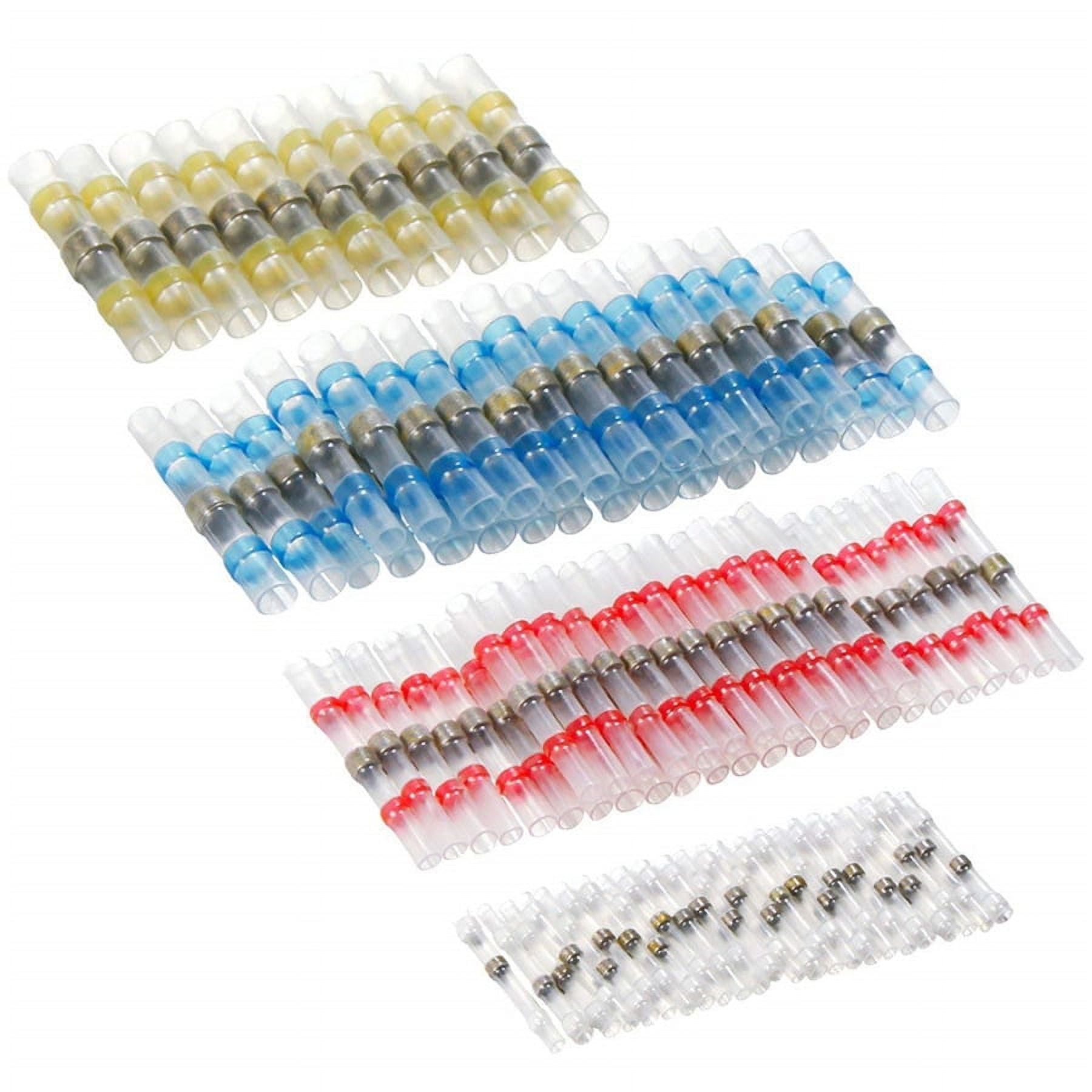 300 Pcs Boxed Car Solder Seal Heat Shrink Wire Butt Terminal Connector