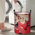 thumbnail image 7 of Hazbin Hotel Large Laundry Hamper Collapsible Laundry Basket With Handles, Tall Storage Basket For Blanket, Toys, Dirty Clothes In Living Room, Bedroom, Bathroom, Nursery, 7 of 7