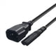 thumbnail image 2 of 10X Cable Adaptador Convertidor IEC de 3 Pines C14 Macho una C7 Hembra para PDU UPS Kettle (2.0M), 2 of 5