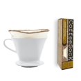 thumbnail image 1 of Filtros de café CoffeeSock cónicos n.º 2 de algodón orgánico, paquete de 2, 1 of 8
